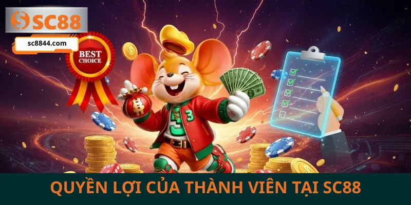 Quyền lợi và nghĩa vụ: Quyền lợi của thành viên tại SC88